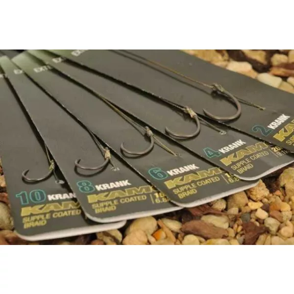 Korda Krank ready rig barbed mărimea 10 - forfac cu cârlig de crap prelegat