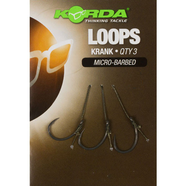 Korda Loop Rigs Size 8 Krank 18lb - montură pre-legată pentru crap