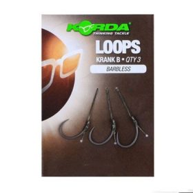   Korda Loop Rigs Size 8B DF Wide Gape 18lb - montură pre-legată pentru crap