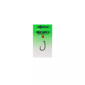 Korda Essentials Wide Gape X 4 Füles, Szakállas Horog 10db