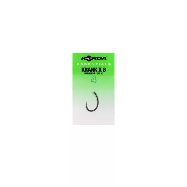 Korda Essentials Krank X 4 Füles, Szakáll Nélküli Horog 10db