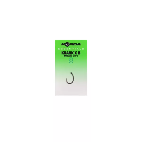 Korda Essentials Krank X 8 Füles, Szakáll Nélküli Horog 10db