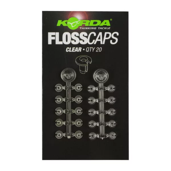 Korda Floss Caps Clear - opritor de boilies