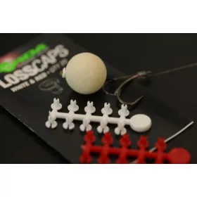 Korda Floss Caps White/Red - opritor de boilies