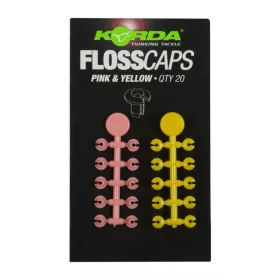 Korda Floss Caps Pink/Yellow - opritor de boilies