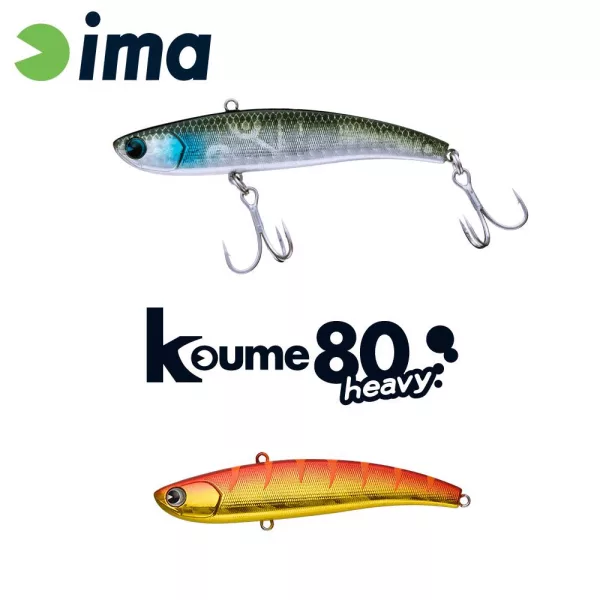 Ima Koume Vibration 80 Heavy 8cm 20gr 108 Akakin OG Wobbler