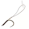 Korum Hook Hairs With Quickstops Size 12 Cârlig monofilament pre-legat