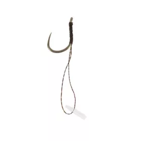   Korum Barbless Hook Hairs With Quickstops - Size 16 Cârlig monofil legat