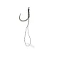 Korum Barbless Hook Hairs With Quickstops - Size 16 Cârlig monofil legat