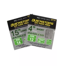   Korum Hair Rigs With Quickstops 15 Mărime 16 Cârlig pre-legat monofil