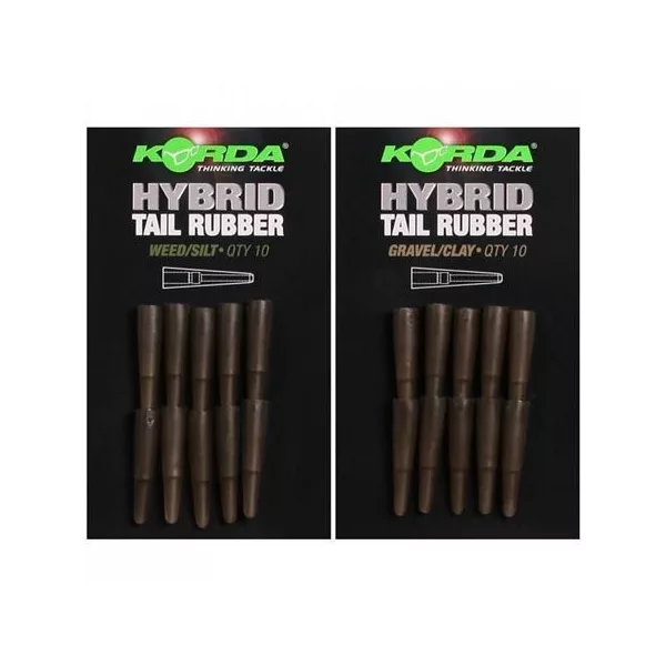 Korda Hybrid Tail Rubber Weed/Silt - con de cauciuc pentru agrafa de plumb