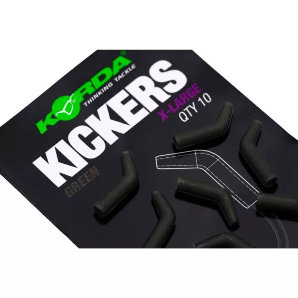 Korda Kickers XL Roșu/Alb Îndreptător de cârlig 10 buc