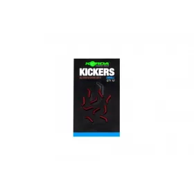   Korda Vârtej Cârlig Kickers -Bloodworm Red - Small (10 buc./pachet)