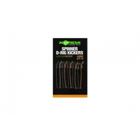   Korda Spinner D Rig Kickers Zöld/Barna Horogbefordító L 10db