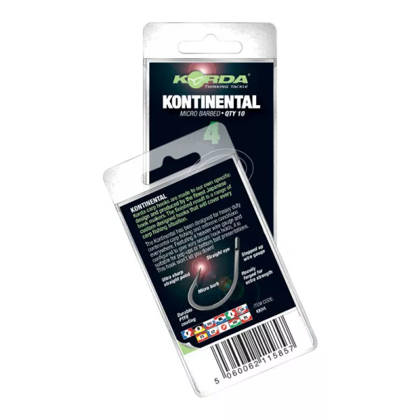 Korda Kontinental Hook Mărimea 10