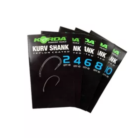 Korda Kurv Shank Size 08 - cârlig, cârlig pentru crap