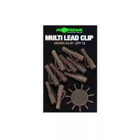   Korda Lead Clip Pin Gravel/Clay Multi Lead Clip Clips de plumb 10 buc