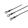 Korda Kable Leadcore Leader Ring Swivel Weed Montură de crap 50cm 3buc