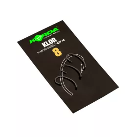 Korda Klor Barbless 8 Cu Ochi, Cârlig Fără Barbă 10buc