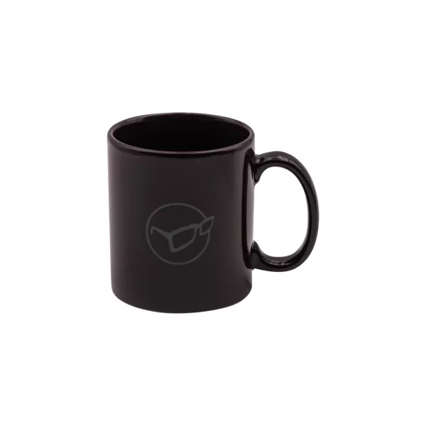 Korda - Mug Glasses Logo Burgundy - cană burgundă cu logo ochelari