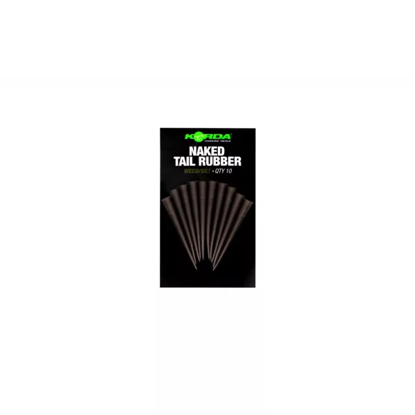 Korda Naked Tail Rubber Weed/Silt Manșon de silicon 10 buc