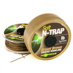   Korda N-Trap Soft 15lb Gravel Brown - fir de forfac pentru boilies