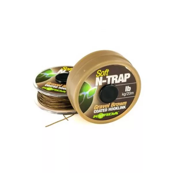 Korda N-Trap Soft 30lb Gravel Brown - fir de forfac pentru boilies