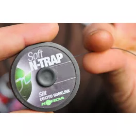   Korda N-Trap Semi Stiff 15lb Silt - fir de forfac pentru pescuit la crap