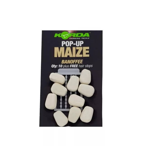 Korda Pop-up Maize Banoffee White Porumb de cauciuc