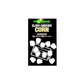 Korda Slow Sinking Corn Banoffee White Porumb de cauciuc