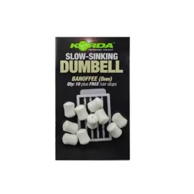   Korda Slow Sinking Dumbell Banoffee Imitație de Momeală 8mm 10 buc