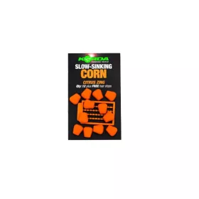 Korda Slow Sinking Corn Citrus Zing Orange Porumb de cauciuc