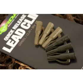 Korda Quick Release Clip Clay / Gravel - clips de plumb