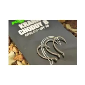   Korda Krank Chod Barbless 8 cu ochi, Cârlig fără barbă 10 buc