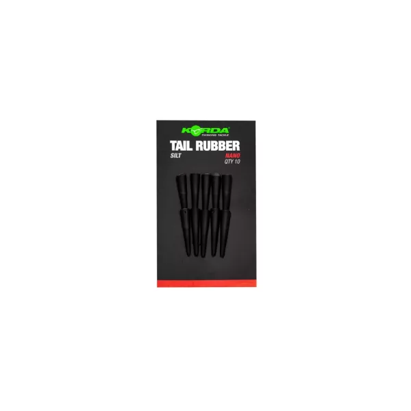 Korda Tail Rubber Nano Silt Manșon de cauciuc 10 buc