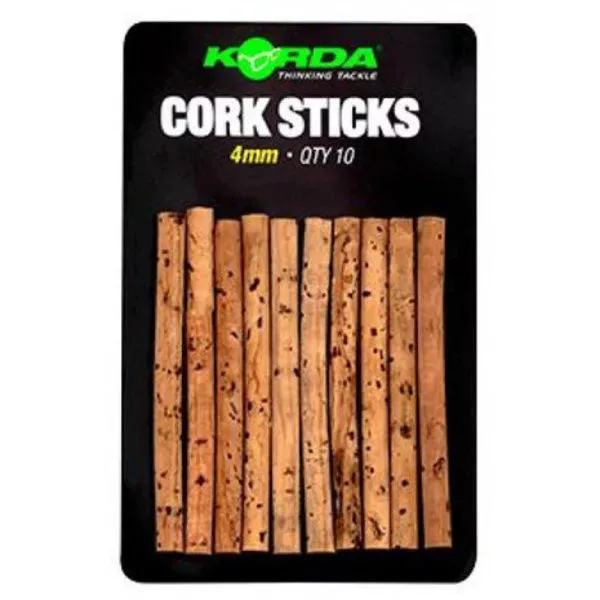 Korda Cork Sticks 4mm Bastoane de Plută 10 buc