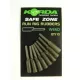 Korda Rubbers Weedy Green - verde - clopot de cauciuc, con de cauciuc