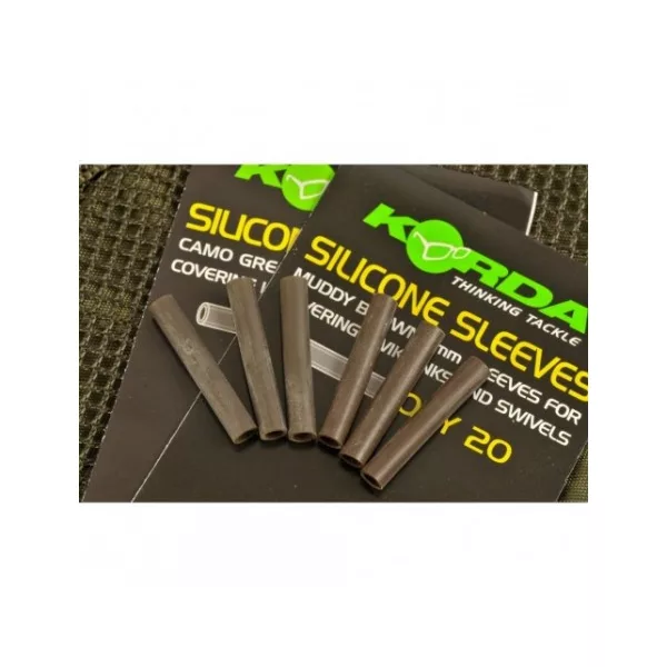 Korda Silicone Sleeves - Weedy Green - tub din silicon