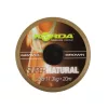 Korda Super Natural Gravel Brown 25lb - fir textil împletit învelit pentru forfac de crap