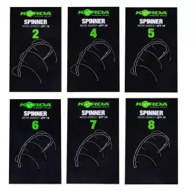   Korda Spinner 5 Cârlig de boilies cu ochi, cu barbetă 10buc