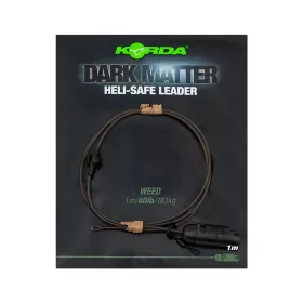   Korda Dark Matter Leader Heli Safe Weed 40lb Montură Boiles Pre-legată