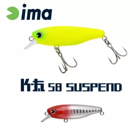 Ima K-Fat 58 Suspend 5,8cm 8gr 001 Red Head Wobbler