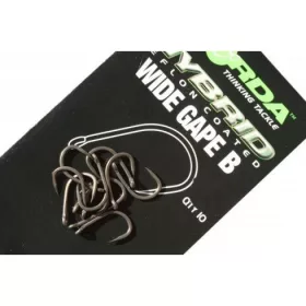   Korda Wide Gape Barbless 4 Cârlig fără barbă, cu ochet, 10buc
