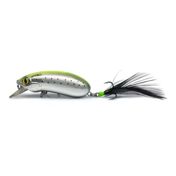 LUREFANS CC60 - Scufundare lentă 9,5g/60mm, cod culoare 7 Lemon Back Vobler