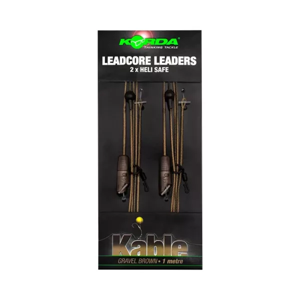 Korda Leadcore Heli Safe Gravel 1,00m Ansamblu Leadcore Pre-legat 2buc