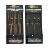 Korda Leadcore Ring Swivel Weed/Silt Montură de crap Prelegată 3 buc