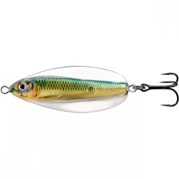 Livetarget Erratic Shiner Spoon Gold/Green 7gr 5cm Lingură oscilantă