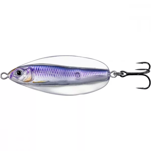 Livetarget Shiner Imprevizibil Linguriță oscilantă Argintiu/Violet 11gr 5,5cm