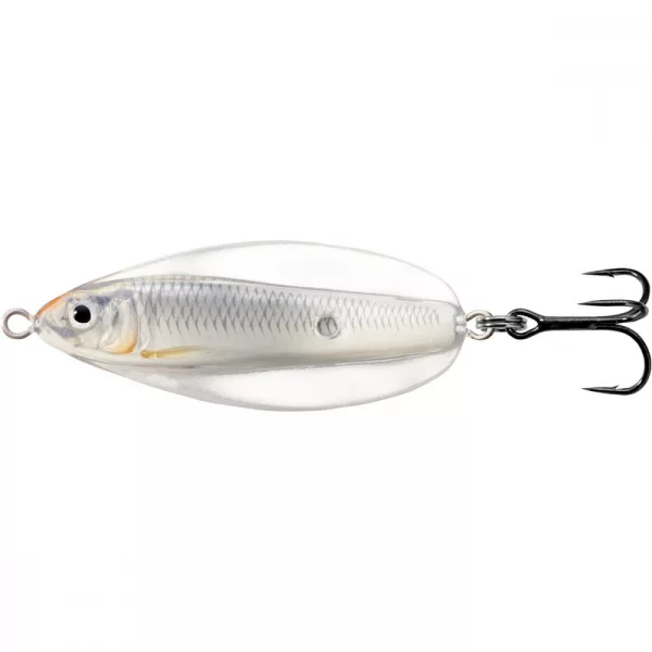 Livetarget Erratic Shiner Spoon Glow/Pearl 11gr 5,5cm Lingură oscilantă