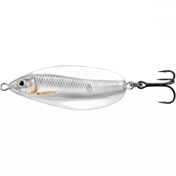 Livetarget Shiner Imprevizibil Linguriță oscilantă Argintiu/Perlă 14gr 6cm